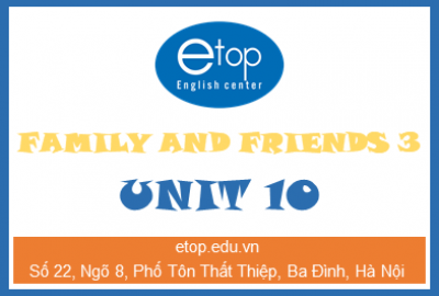 Family and friends 3 - Unit 10 - Track 86+87